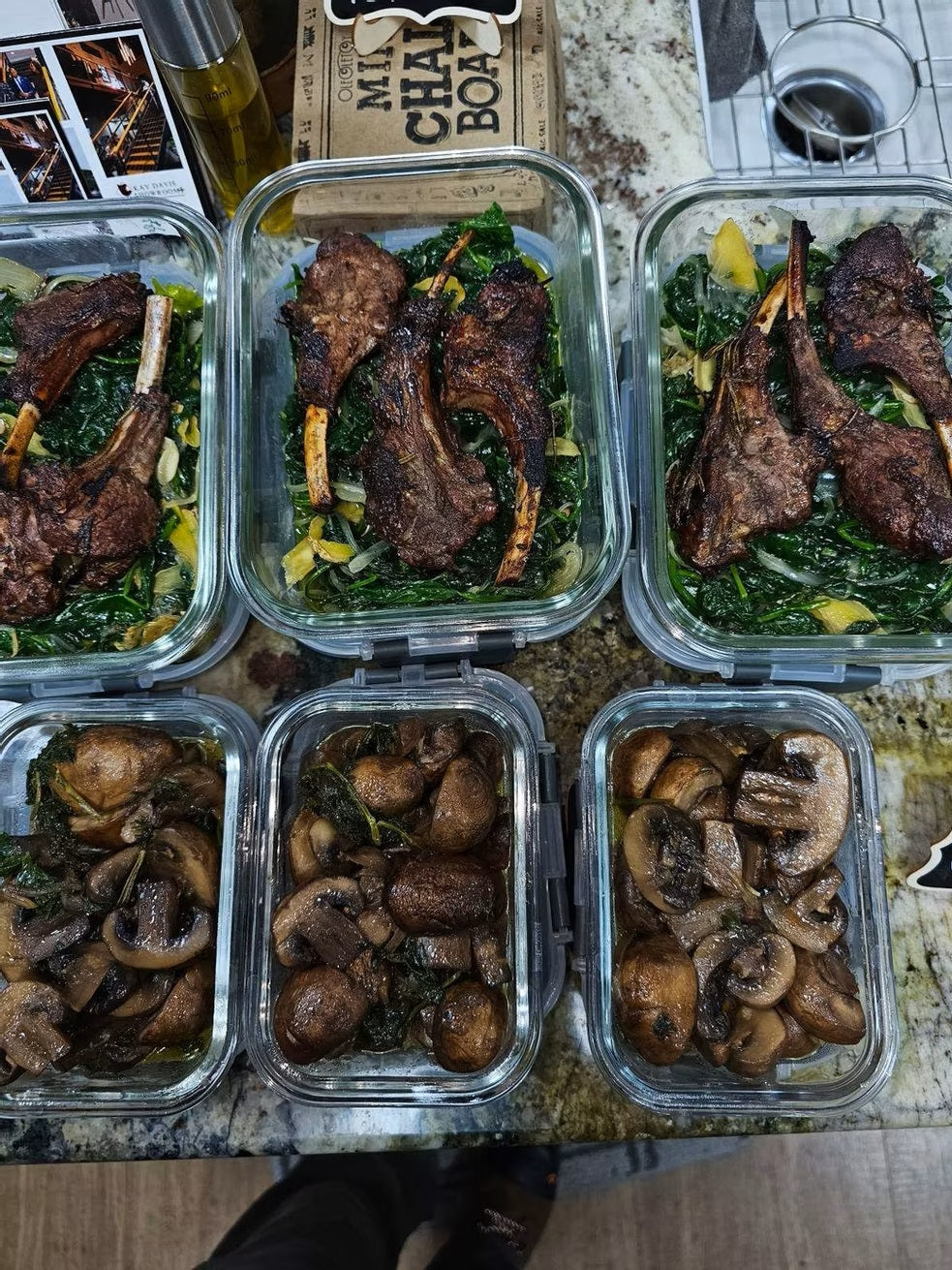 Herb-Crusted Lamb Chops with Southern Soul Sides (Pappu Sides)